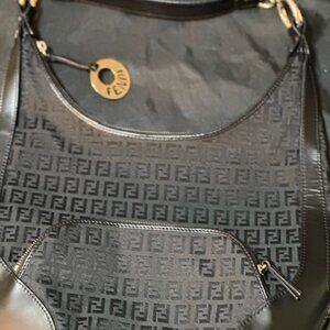 Fendi Chef Pocket Zucchino Hobo Bag